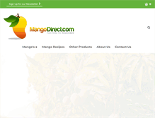 Tablet Screenshot of mangodirect.com